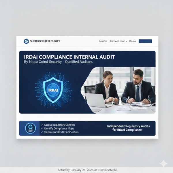 IRDAI Compliance Internal Audit Services - Sherlocked Security – SS801